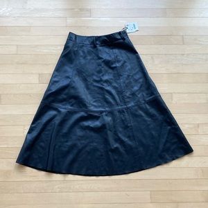 Zara Leather Maxi Skirt